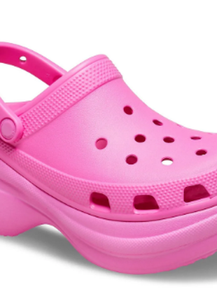 Жіночі крокси сабо women's crocs classic bae clog electric pink