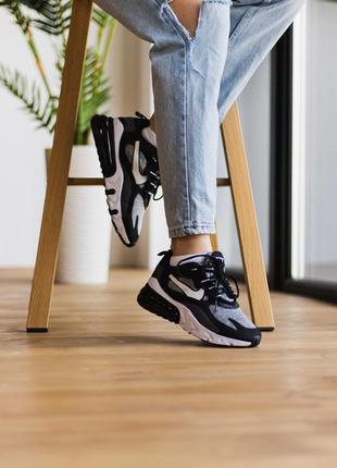 Кросівки air max 270 react black grey кроссовки4 фото