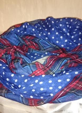 Шикарный двойной шарф, снуд, палантин из тончайшей вискозы (90 х 190 см)7 фото