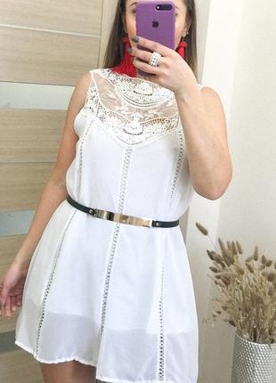 Платье лёгкое с кружевом летнее asos1 фото