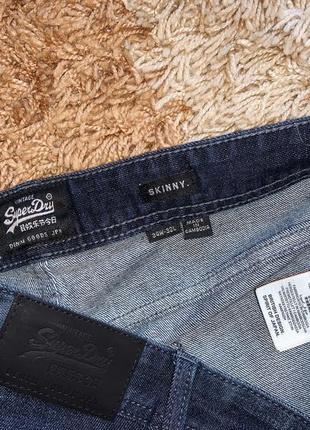 Джинсы superdry skinny с крайних коллекций бренда оригинал6 фото