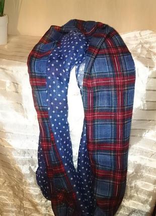 Шикарный двойной шарф, снуд, палантин из тончайшей вискозы (90 х 190 см)10 фото