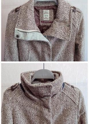Светлое пальто "wool collection"4 фото