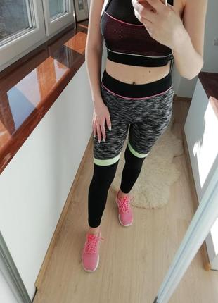 Костюм для спорту, фітнесу//спортивный женский костюм для фитнеса, бега, йоги5 фото