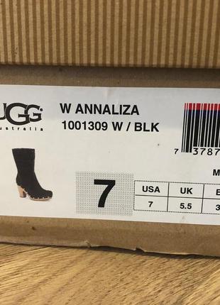 Ugg australia оригинал сапоги annaliza сапожки 7 угг угги 37 деми 37. 5 38 черные5 фото