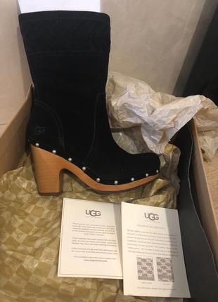 Ugg australia оригинал сапоги annaliza сапожки 7 угг угги 37 деми 37. 5 38 черные2 фото