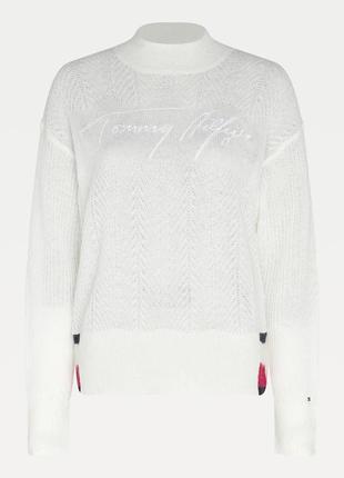 Молочны свитер тommy hilfiger / томми хилфигер новый с биркой, оригинал