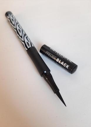 Фломастер для глаз dermacol black sensation precise black