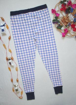 Суперовые хлопковые домашние пижамные штаны леггинсы принт ромб love to lounge.3 фото