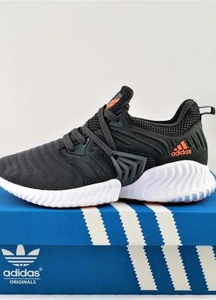 Кроссовки мужские adidas alphabounce серые адидас