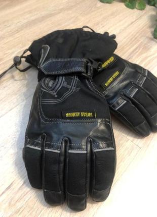 Кожаные текстильные водонепроницаемые перчатки мужские для мотоцикла10 фото