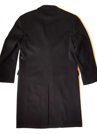 Винтажное двубортное длинное шерстяное пальто поло varteks international wool polo coat5 фото
