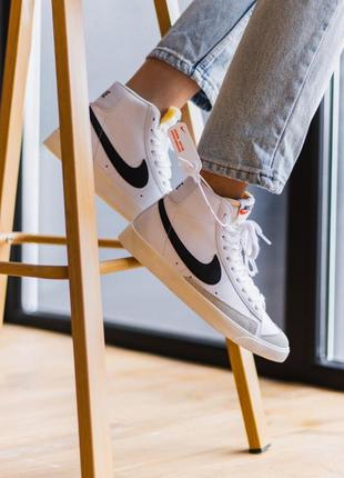 Nike blazer mid vintage 77❤️36рр-45рр❤️кросівки найк білі високі