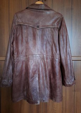 Женская кожаная курточка немецкого производителя, р. 42 (xl)2 фото