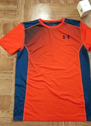 Футболка under armour heatgear orange