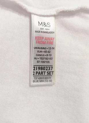 Чудова піжама marks&spencer, 100% бавовна, розмір -12/144 фото