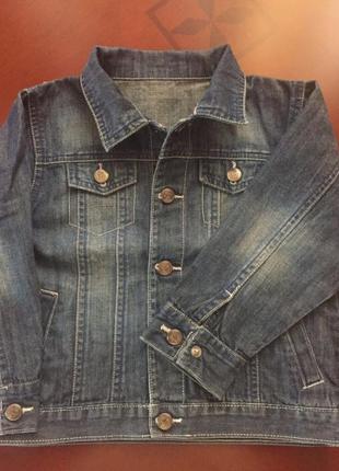 Куртка джинсовая тонкая 2-3г