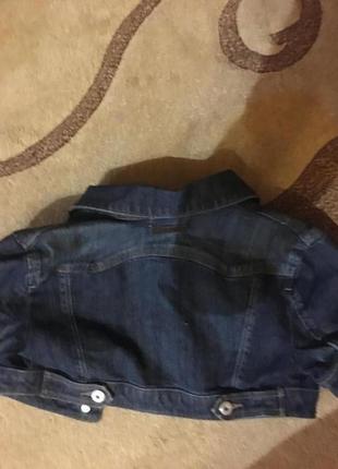 Укорочённый джинсовый пиджак3 фото