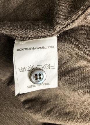 Шерстяний светр преміум-бренду sofie d’hoore5 фото