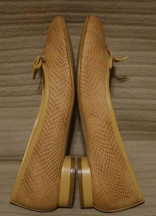 Аккуратные изящные кожаные туфли mary g by ultimate collection англия 6 1/2 р.7 фото