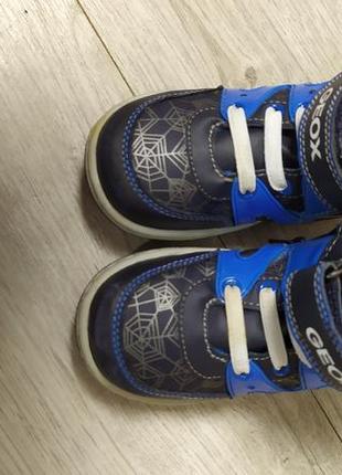 Детские светящиеся кеды, кроссовки, ботинки демисезонные geox, 22, 23, 24 р