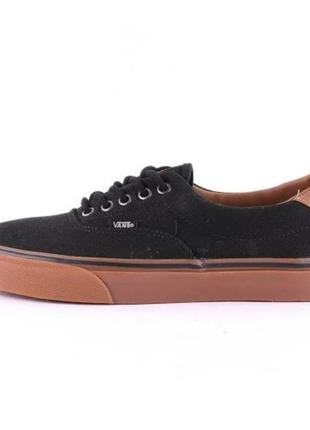 Кеди vans era 59 black brown old skool вансы скулы2 фото