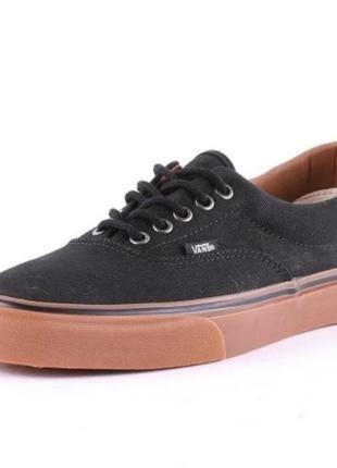 Кеди vans era 59 black brown old skool вансы скулы1 фото