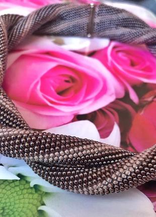 Джгут коса з бісеру 3