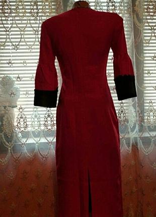 Облягаюче плаття міді, рукави мереживо 7