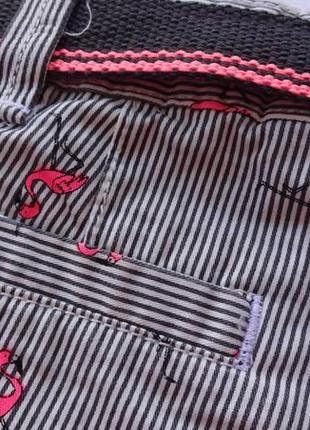 Primark. стильные шорты с пояском 6-9 мес девочке. фламинго.6 фото
