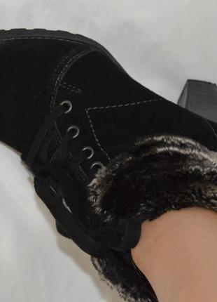 Черевики черевички шкіра tamaris розмір 38 39, чоботи3 фото