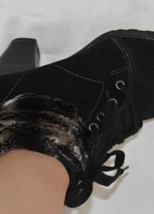Черевики черевички шкіра tamaris розмір 38 39, чоботи5 фото