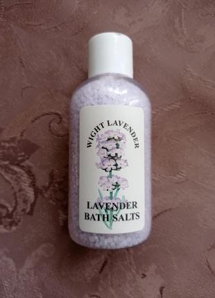 Соль для ванны лаванда wight lavender 150 ml relaxing3 фото