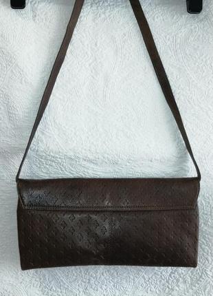 Кожаный клатч, сумка через плечо от бренда patrick cox (англия)3 фото