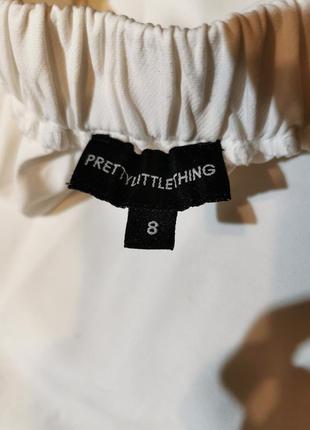 Сукня prettylittlething міні коротка туніка трикотажна трапеція стрейч5 фото
