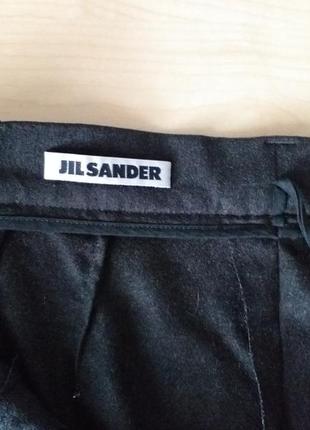 Jil sander (36) шерстяные штаны3 фото