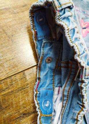 Джинси, брюки дівчинці, ergee, р. 74-80, 9-12мес., довжина 41см7 фото