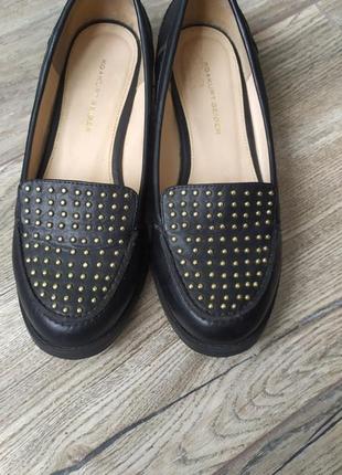 Kurt geiger шкіряні лофери з метплевим декором