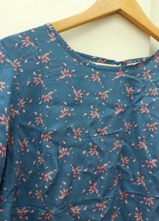 Блуза в квітковий принт, р. м3 фото