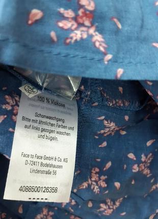 Блуза в квітковий принт, р. м4 фото