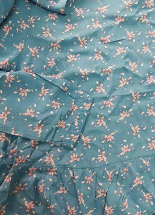 Блуза в квітковий принт, р. м6 фото