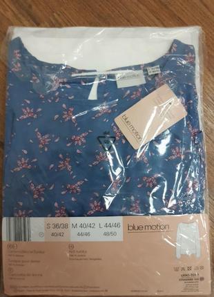 Блуза в квітковий принт, р. м8 фото