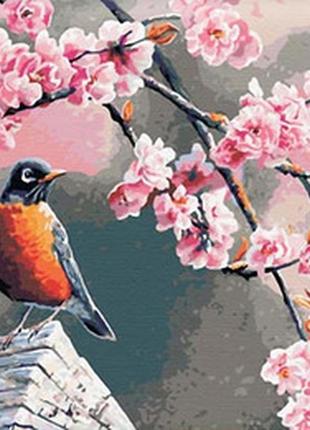 Картина за номерами снігур і сакура