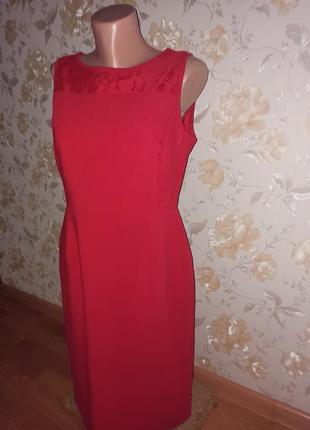 Роскошное красное платье новое