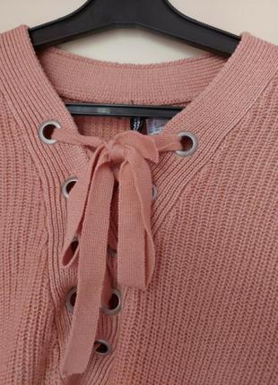 Персиковый свитер от h&m😍3 фото