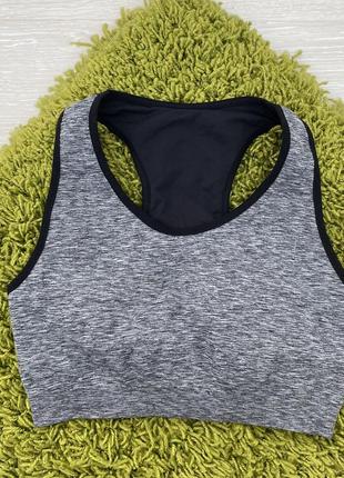 Спортивний сірий топ розмір м next