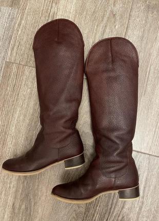 Сапоги кожаные vicini. оригинал.