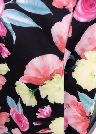 Женская кофта джемпер с цветочным принтом zara3 фото