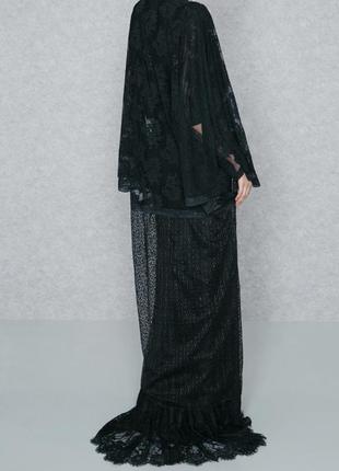 Накидка, кимоно кружевное, размер s-m-l1 фото