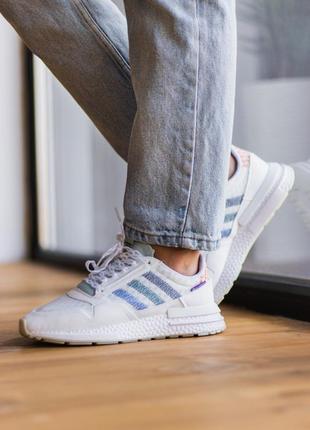 Кросівки adidas zx 500 rm white кроссовки6 фото